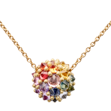 Medium Rainbow Sputnik Necklace - Made to Order
